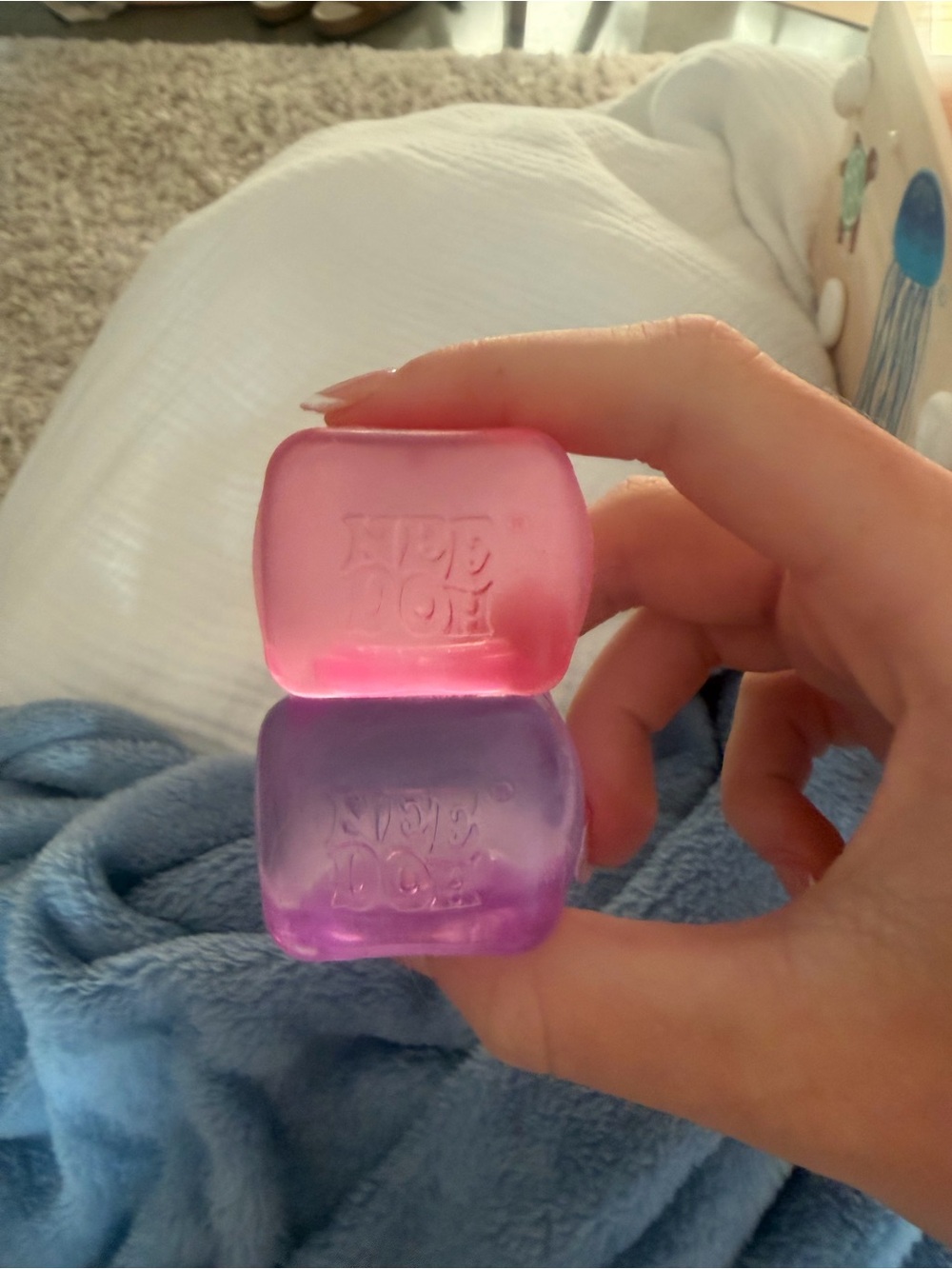 NEEDOH!! Rare Mini Nice Cube Duo — Pink & Purple